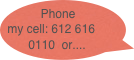 Phone my cell: 612 616 0110  or....